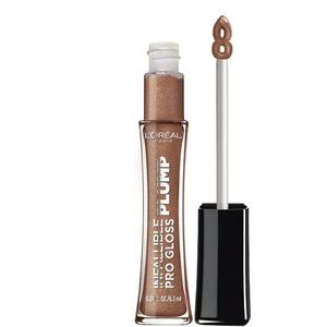 L'Oreal Paris Infallible Pro Gloss Plump Lip Gloss, Sunlit Shimmer 607